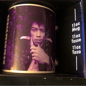 Jimi Hendrix Coffee Mug 11oz. Purple